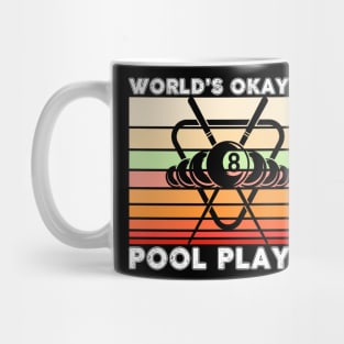 World's Okeyest Pool Player Billiards Mug